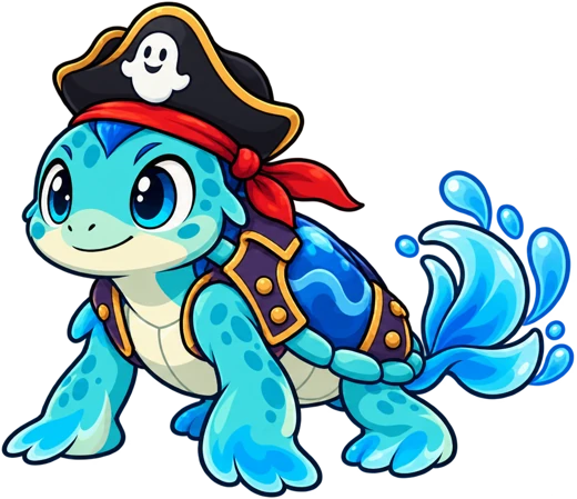 Splashee in a Halloween costume